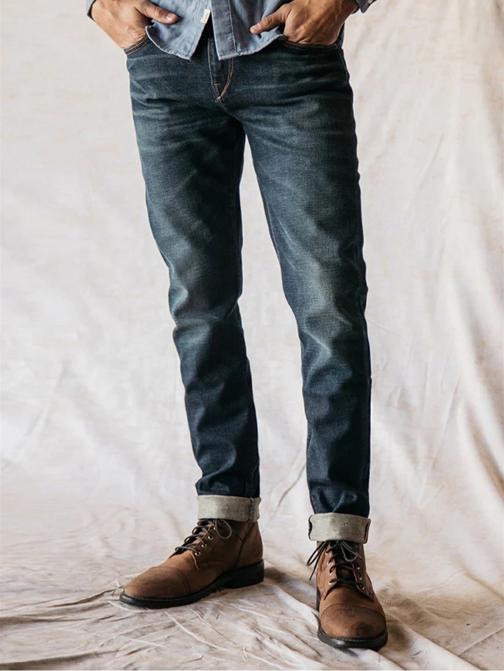 Hiroshi Kato The Scissor Tapered Jean - Jett Indigo NWOT
